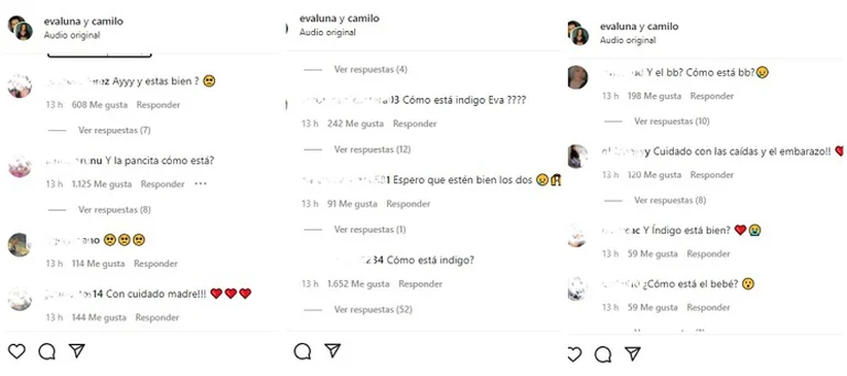 Comentarios a post de Evaluna Montaner.