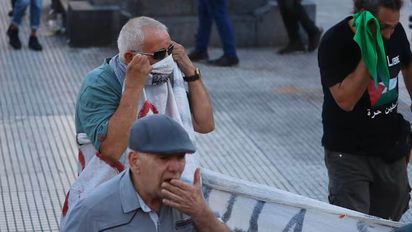 Otra vez se produjeron incidentes en la marcha de jubilados en Buenos Aires