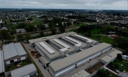 Así se ve el Hospital Central de Reconquista desde el aire. Así se ve el Hospital Central de Reconquista desde el aire.