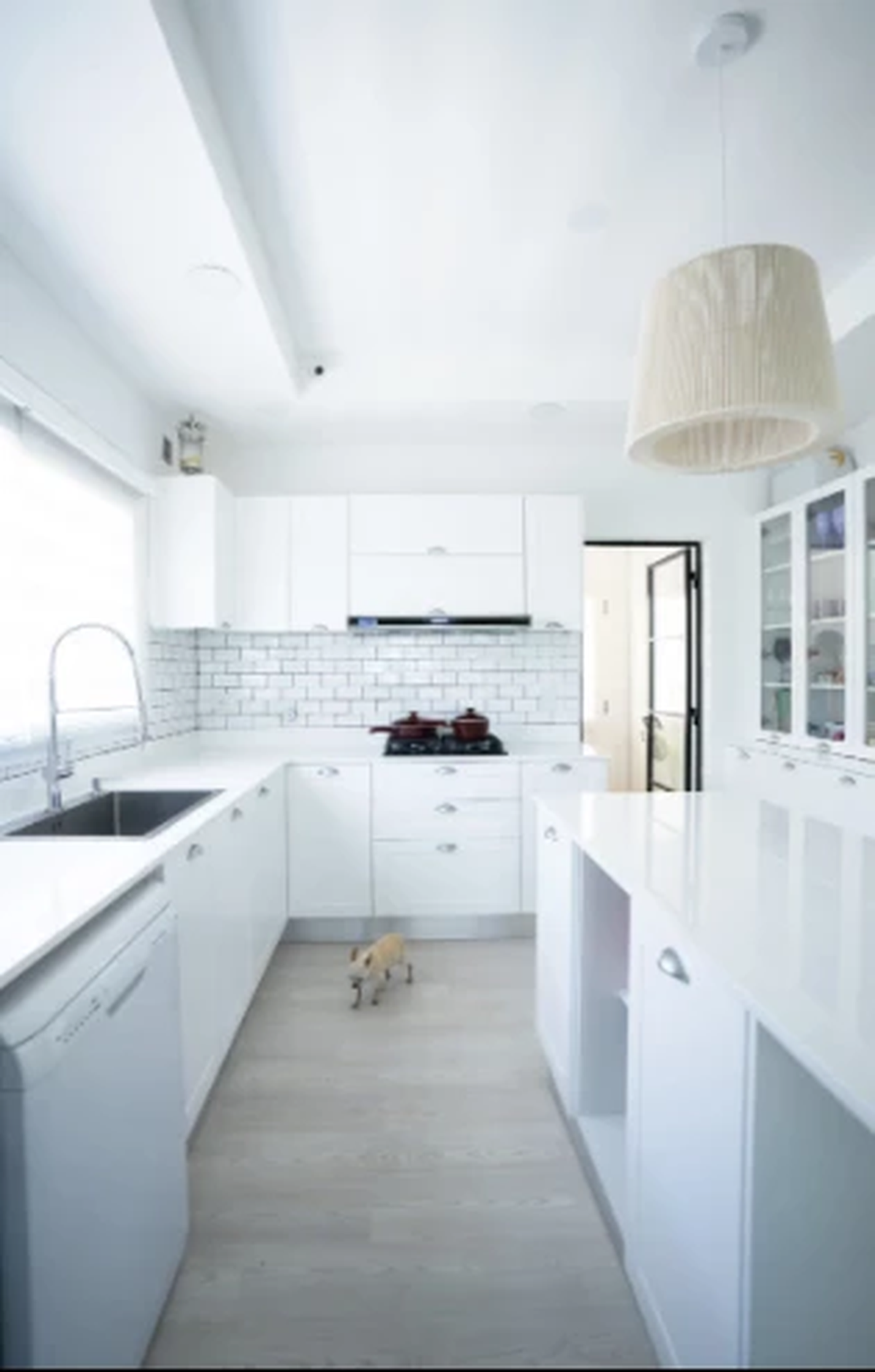 La moderna cocina de Nicole Neumann.