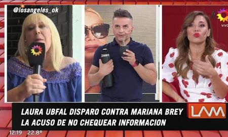 Mariana Brey y Laura Ubfal tuvieron un tremendo cruce en vivo Mariana Brey y Laura Ubfal tuvieron un tremendo cruce en vivo