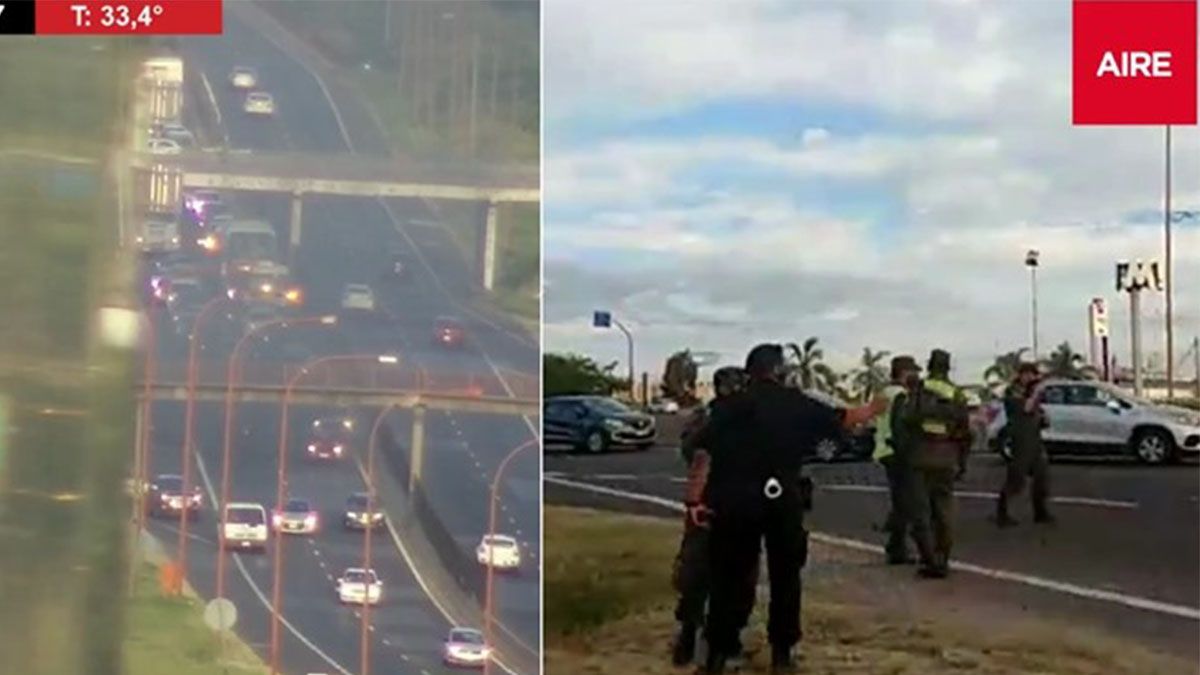 Antes de las 19 comenzaron a registrarse las primeras demoras en el tránsito mano Paraná-Santa Fe.