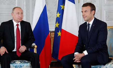 El presidente de Francia no descarta la posibilidad de mantener una reunión con Vladimir Putin. El presidente de Francia no descarta la posibilidad de mantener una reunión con Vladimir Putin.