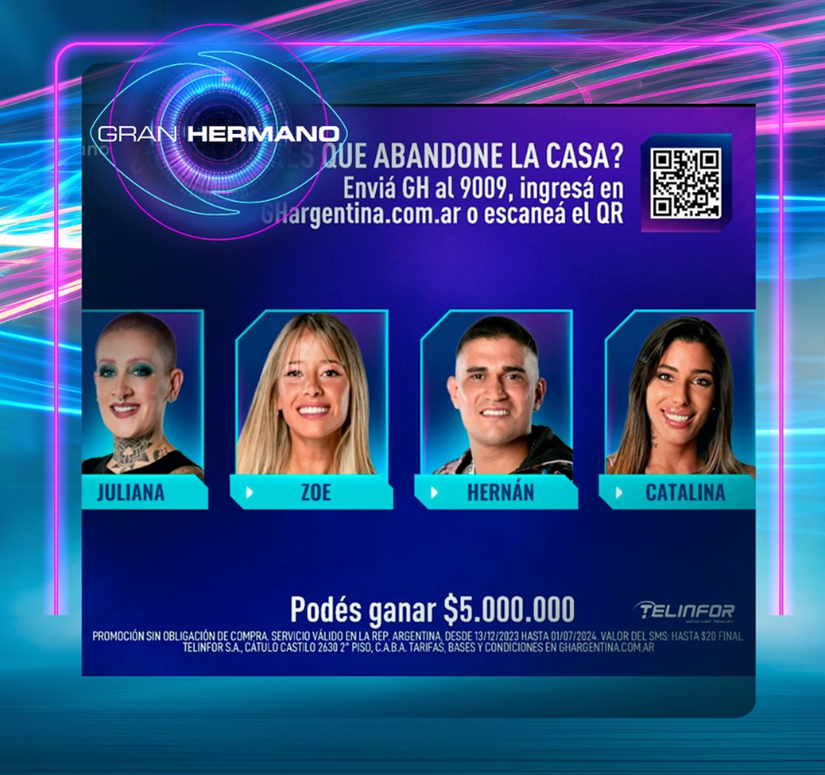 Los primeros nominados de Gran Hermano. Los primeros nominados de Gran Hermano.