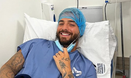 Maluma compartió una foto luego de su internación y tranquilizó a sus fans Maluma compartió una foto luego de su internación y tranquilizó a sus fans
