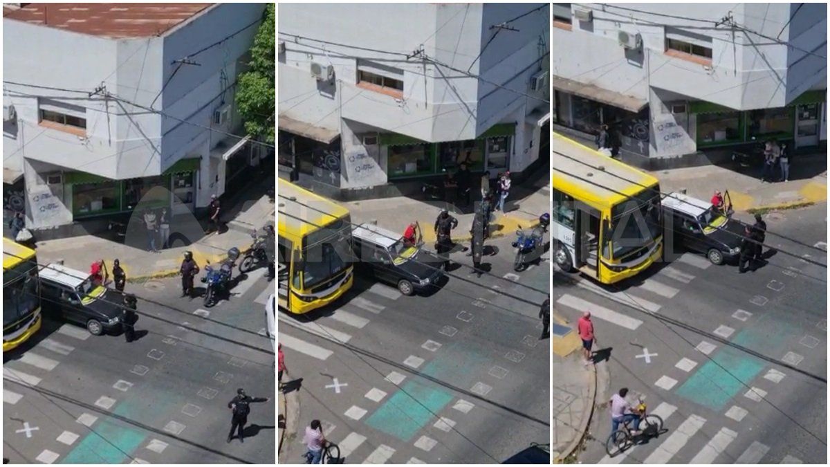 La mujer se encontraba ordenando el tránsito en Urquiza y Salta a raíz de un accidente y el taxista no quiso seguir las instrucciones.&nbsp;