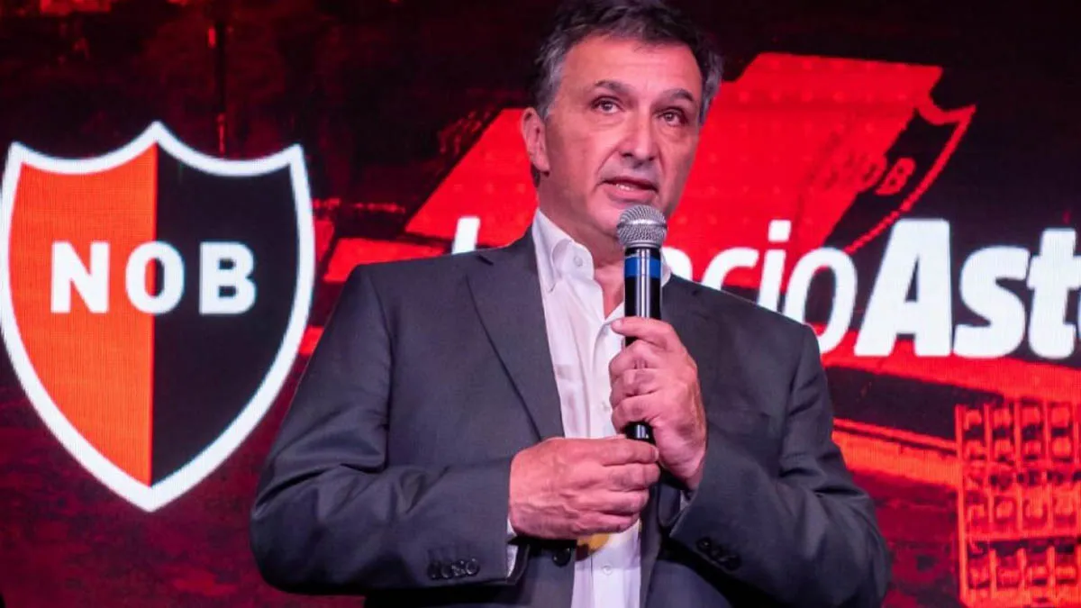 Ignacio Astore, presidente de Newell's. Ignacio Astore, presidente de Newell's.