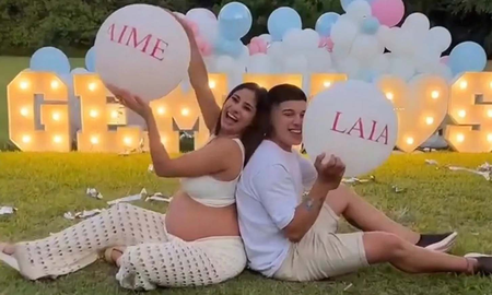 Por qué Daniela Celis y Thiago Medina no muestran la cara de sus gemelas Por qué Daniela Celis y Thiago Medina no muestran la cara de sus gemelas