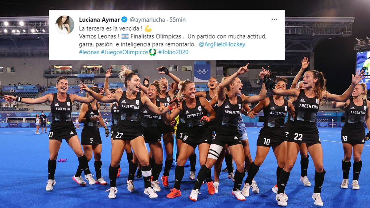 Las Leonas avanzaron a la final de los Juegos Olímpicos de Tokio y Luciana Aymar