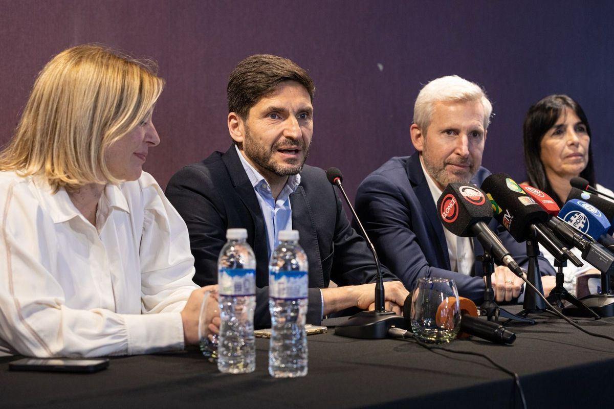 Maximiliano Pullaro y Rogelio Frigerio