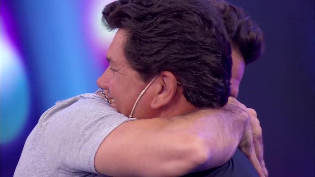 Hernán Drago se emocionó al conocer a su doble en Bienvenidos a Bordo