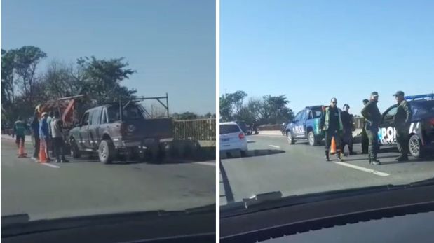 Dos accidentes en la ruta 168 complicaron el tránsito durante el mediodía del domingo