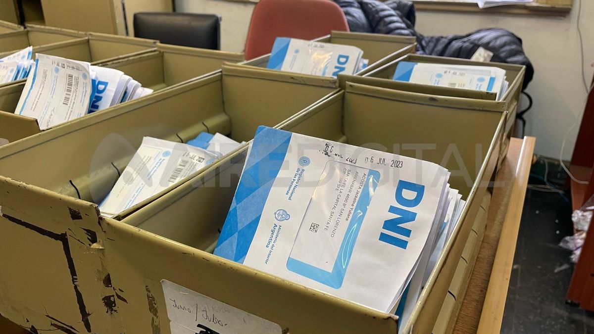 Hay más de 3.300 ejemplares en el Registro Civil de Santa Fe que esperan ser retirados.