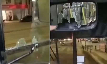 Un disparo rompió la ventanilla de un colectivo y el espejo retrovisor. Un disparo rompió la ventanilla de un colectivo y el espejo retrovisor.