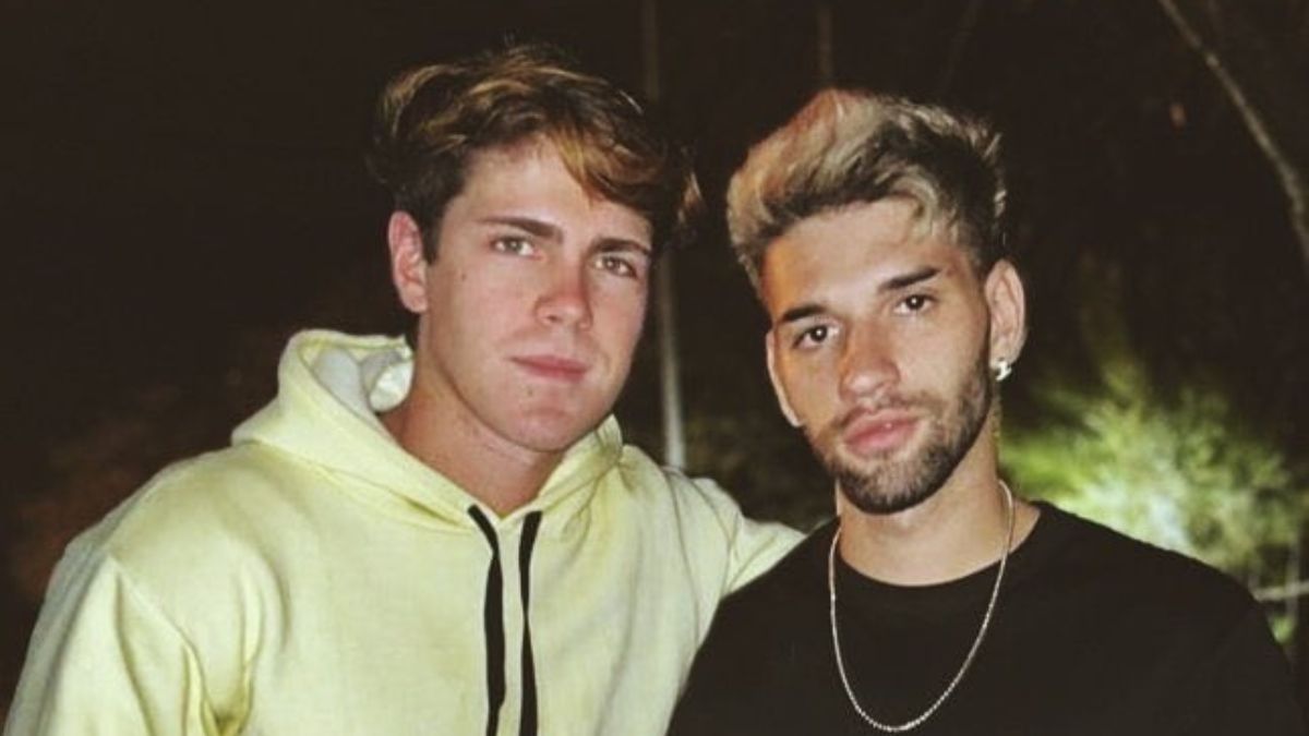 En Twitter se filtró una supuesta foto de Marcos Ginocchio&nbsp; y Lucca Bardelli.