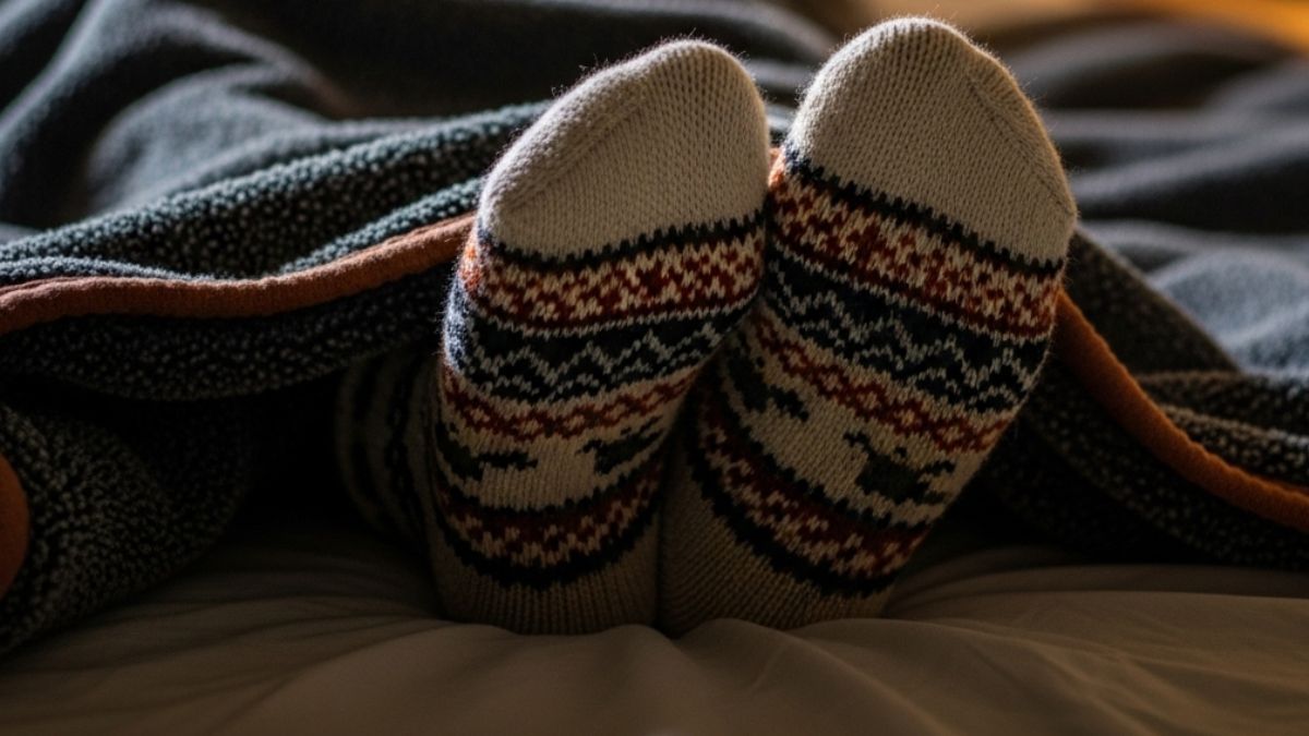 Qué significa dormir con las medias puestas.&nbsp;