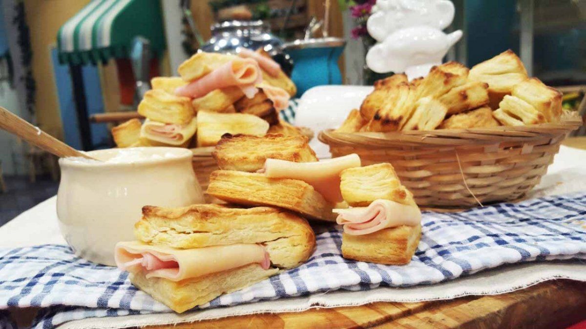 Criollitos de hojaldre.