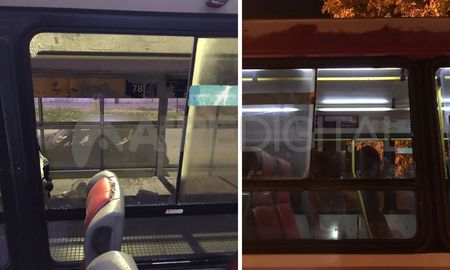 Ciudad de Santa Fe: apedrearon un colectivo en el barrio Las Flores Ciudad de Santa Fe: apedrearon un colectivo en el barrio Las Flores