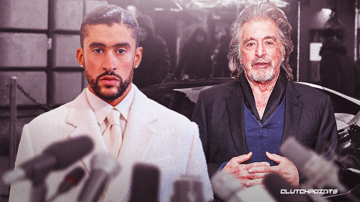 Bad Bunny se une al actor Al Pacino en su más reciente producción de video musical. Bad Bunny se une al actor Al Pacino en su más reciente producción de video musical.