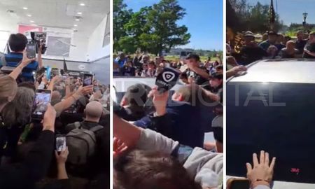 El libertario fue recibido por una multitud de gente en Rosario. El libertario fue recibido por una multitud de gente en Rosario.