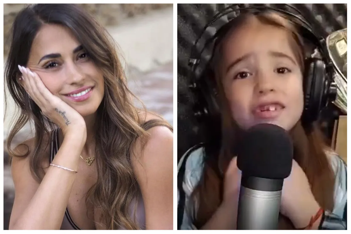 La tierna reacción de Antonela Roccuzzo a la pequeña que le dedicó una canción a Lionel Messi