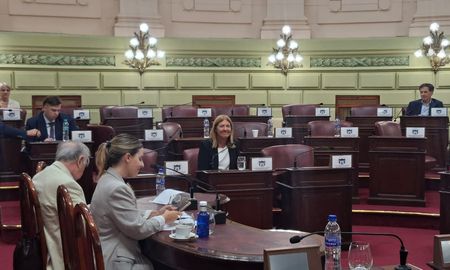 Jorgelina Genghini, durante su entrevista, previo a la Asamblea Legislativa que tratará su pliego. Jorgelina Genghini, durante su entrevista, previo a la Asamblea Legislativa que tratará su pliego.