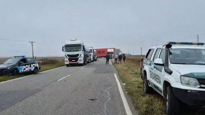Múltiple choque en la Ruta 11 en medio de la niebla: tránsito cortado a la altura de Marcelino Escalada