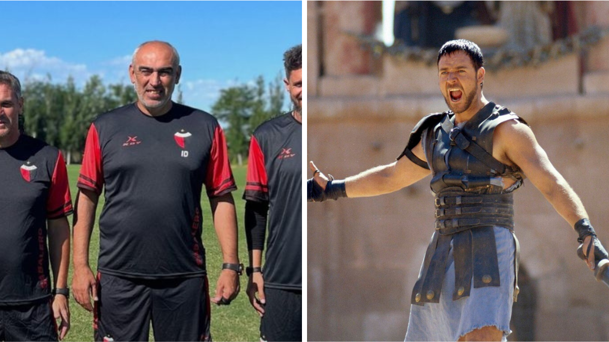 Iván Delfino y la película Gladiadores.