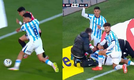 Preocupación en Racing: Alan Forneris salió lesionado tras chocar con Facundo Farías Preocupación en Racing: Alan Forneris salió lesionado tras chocar con Facundo Farías