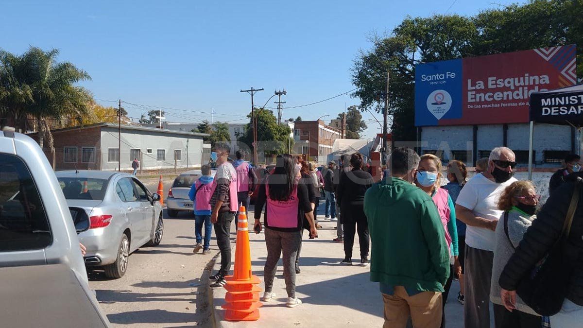 La ciudad retomó la vacunación contra el covid esta semana.