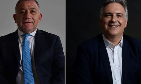 Los dos principales candidatos a quedarse con la Gobernación de Córdoba: Luis Juez y Martín Llaryora Los dos principales candidatos a quedarse con la Gobernación de Córdoba: Luis Juez y Martín Llaryora