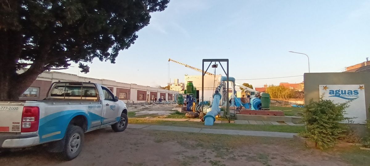 La planta potabilizadora volvió a ralentizarse tras una deuda de cuatro meses que mantiene Nación.