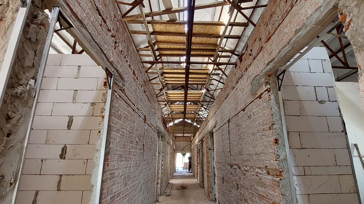 Las obras que se están ejecutando en el pabellón Nº 21 del Hospital Sayago tiene un 15% de avance.