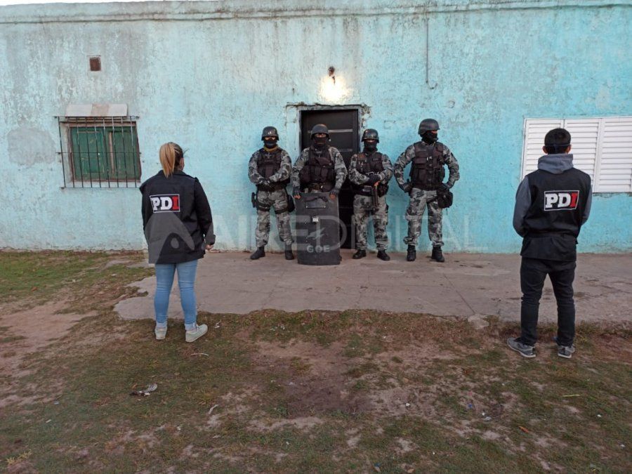 Los allanamientos se realizaron en tres viviendas de barrio Norte.&nbsp;