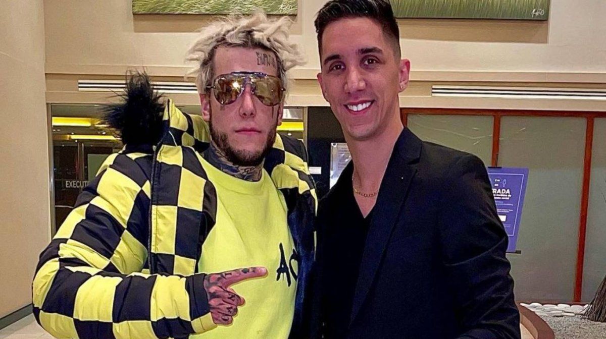 Alan Swoboda junto a Alex Caniggia. Foto: instagram @alanswok.