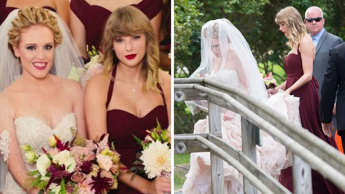 Taylor Swift y Abigail Anderson se conocieron en la secundaria y nunca dejaron de ser amigas. Taylor fue dama de honor en su casamiento. Taylor Swift y Abigail Anderson se conocieron en la secundaria y nunca dejaron de ser amigas. Taylor fue dama de honor en su casamiento. 