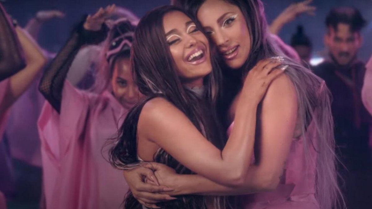 Captura del video Rain on me de Lady Gaga y Ariana Grande
