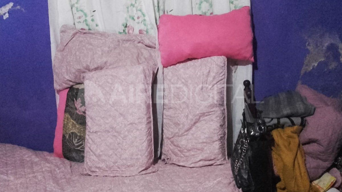 La ventana del dormitorio de la casa en la que vive Hilda