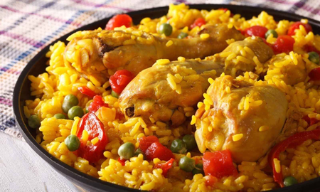 En solo 30 minutos vas a tener listo un delicioso arroz con pollo, ideal para disfrutar en familia o con amigos. En solo 30 minutos vas a tener listo un delicioso arroz con pollo, ideal para disfrutar en familia o con amigos.