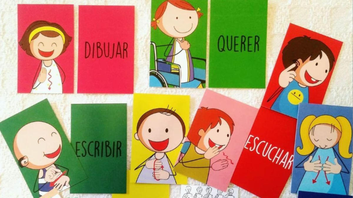 Las cartas para aprender lengua de señas es uno de los productos que ofrece Las cartas para aprender lengua de señas es uno de los productos que ofrece