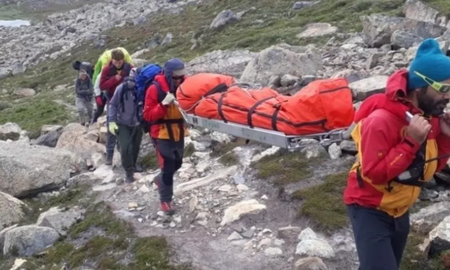 Avalancha en El Chaltén: murió un turista extranjero y otra resultó herida Avalancha en El Chaltén: murió un turista extranjero y otra resultó herida