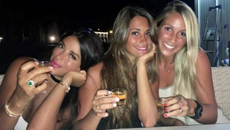 La alocada noche de la esposa de Messi