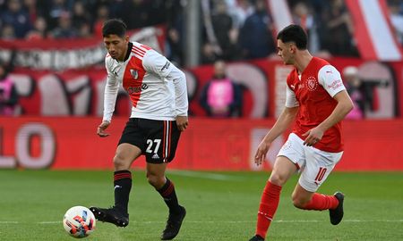 en un partido intenso, independiente cayo ante river con un gol sobre el final