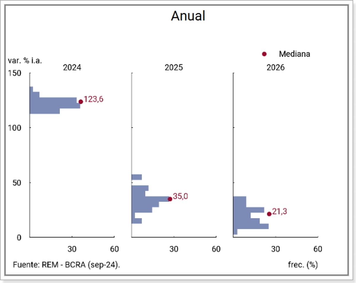 Fuente: REM - BCRA Fuente: REM - BCRA