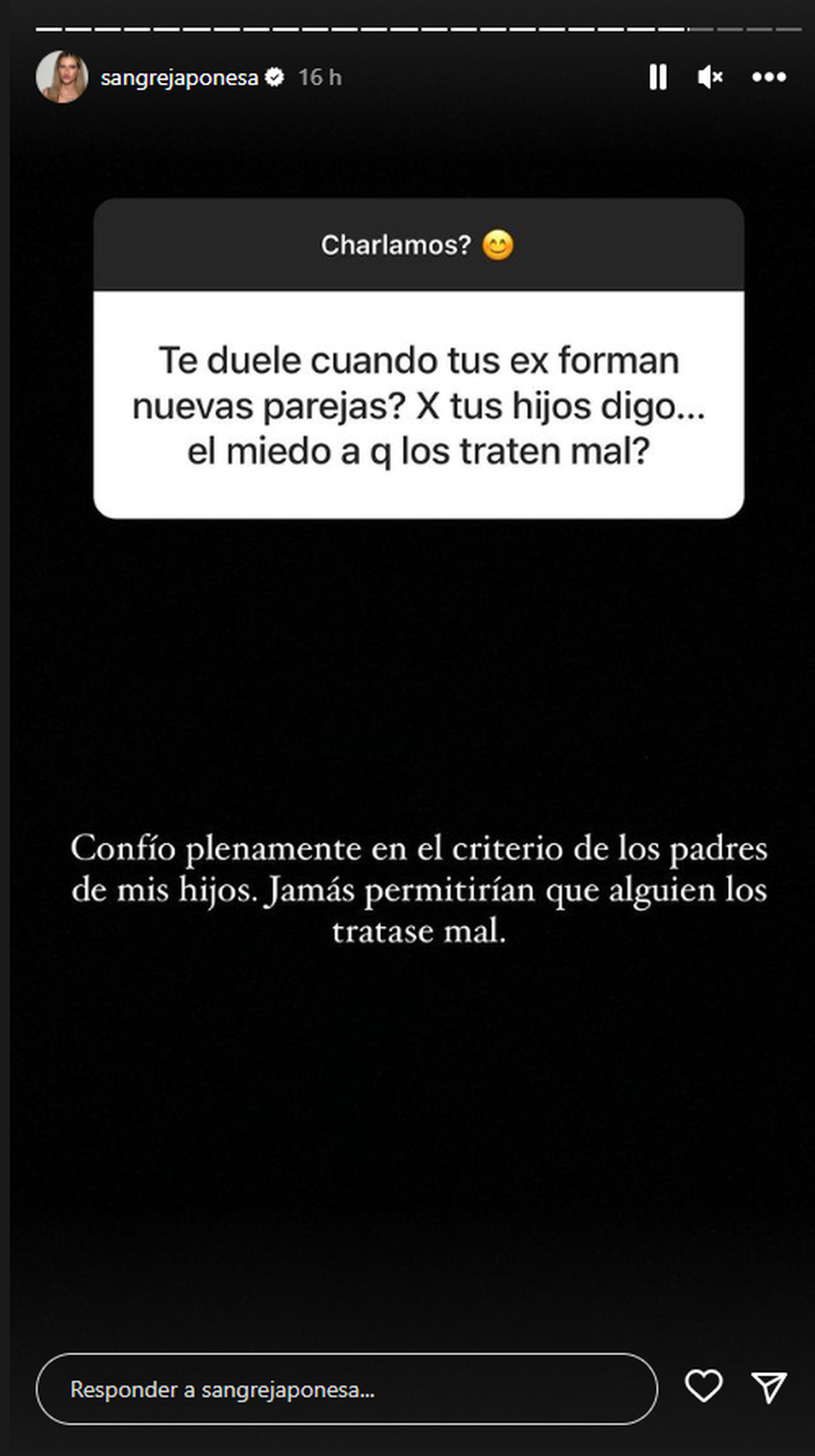 La China Suárez habló de qué siente cuando Nicolás Cabré y Benjamín Vicuña, los padres de sus tres hijos, están en pareja con otras mujeres.