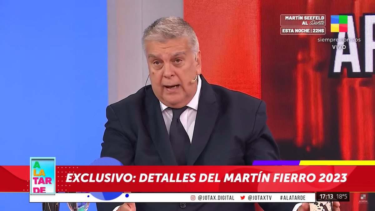 Luis Ventura se enojó en vivo y abandonó el estudio de A la Tarde.