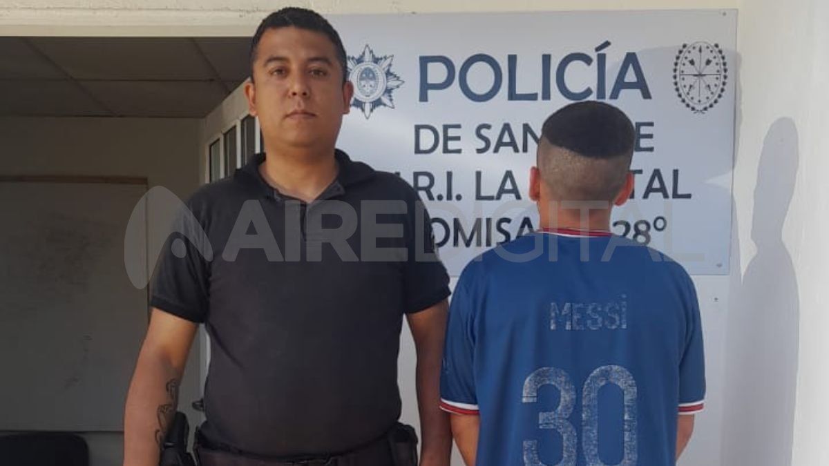 Detuvieron a un hombre que intentó robar un reflector en Colastiné Norte.