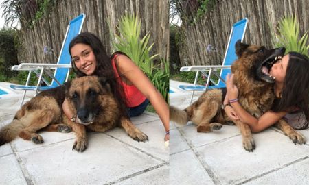 una joven quiso sacarse fotos con su perro y termino siendo violentamente mordida una joven quiso sacarse fotos con su perro y termino siendo violentamente mordida