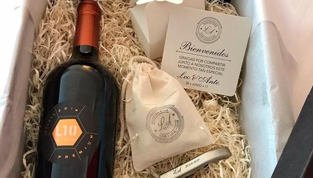 Un souvenir bien argentino en el casamiento de Messi