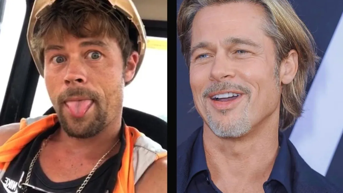 Nathan admitió que ahora no puede salir a ningún lado (Foto: Instagram@bradpitt_lookalike)